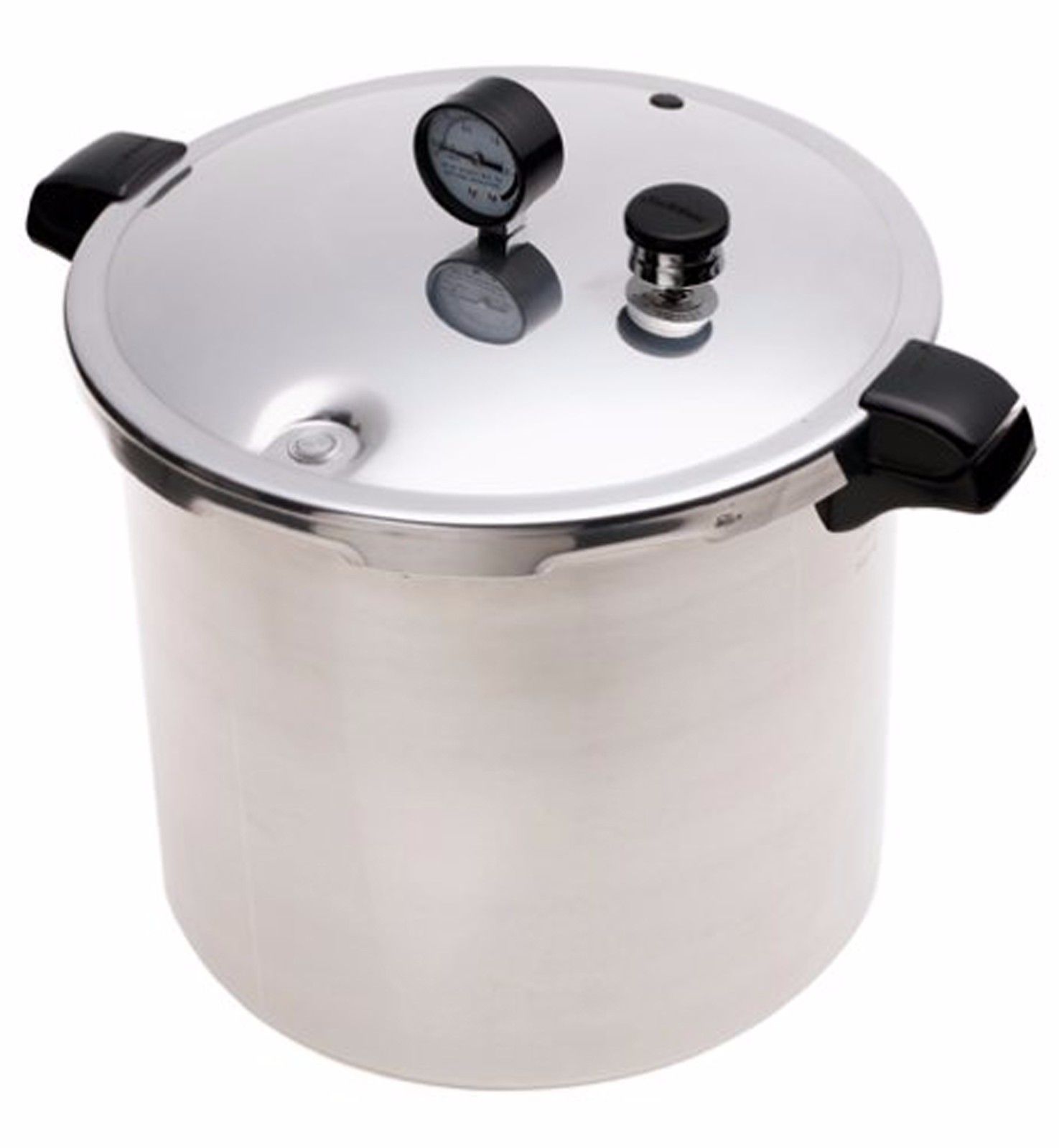 pressure cooker canner presto 23 quart dial gauge air vent deluxe aluminium new