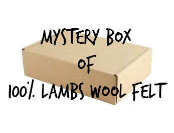 MYSTERY BOX OF FELT BITS
