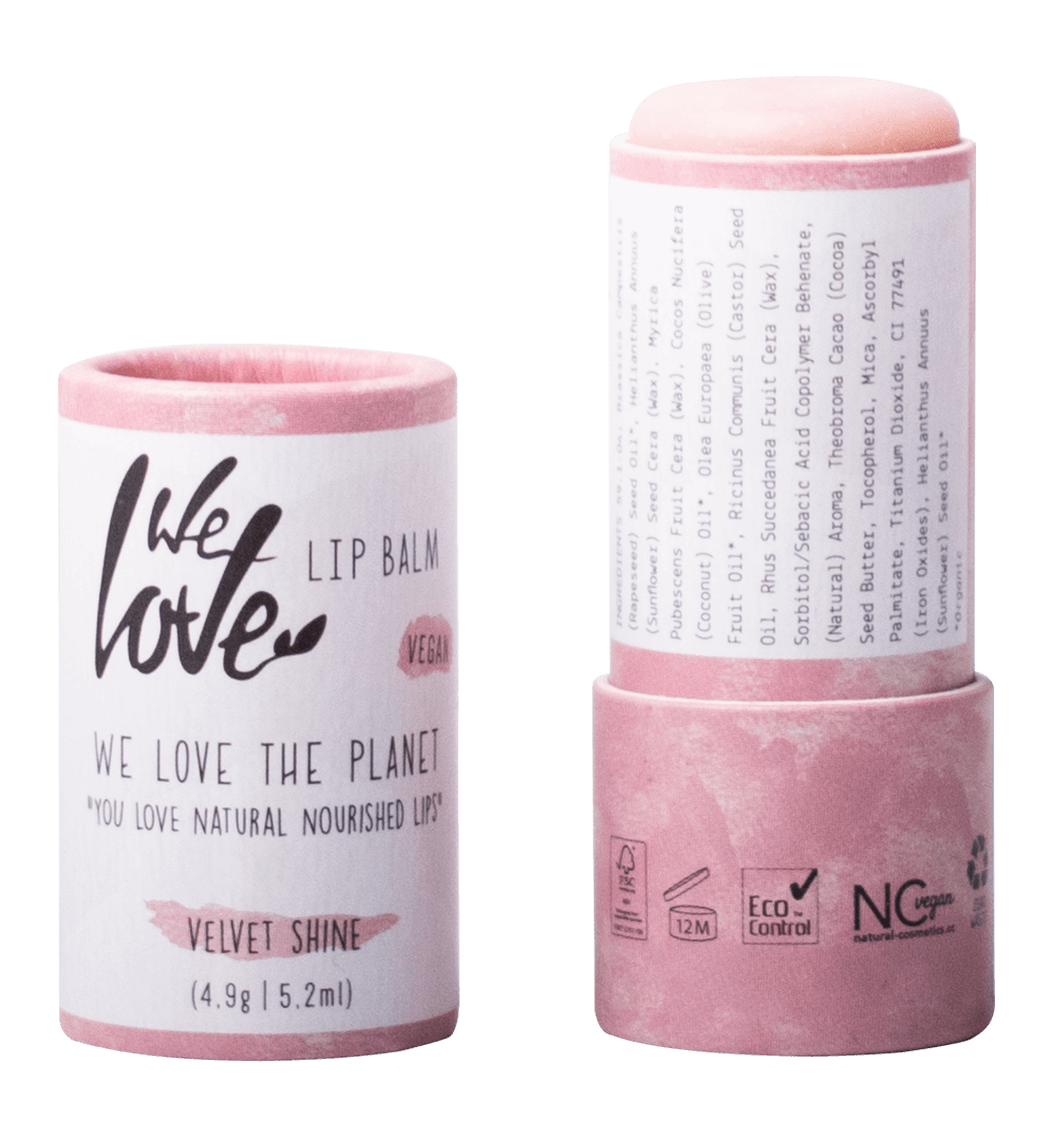 Natuurlijke lipbalsem - We love the planet velvet shine