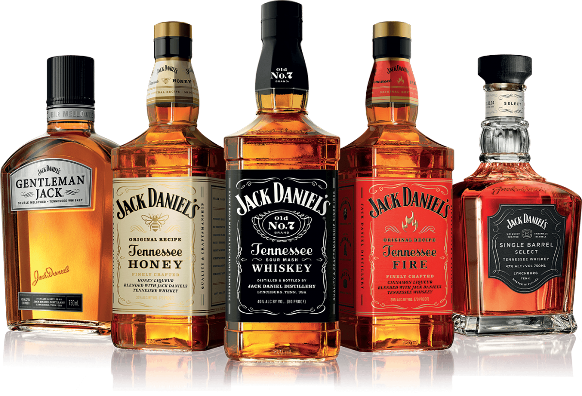 different whiskey brands