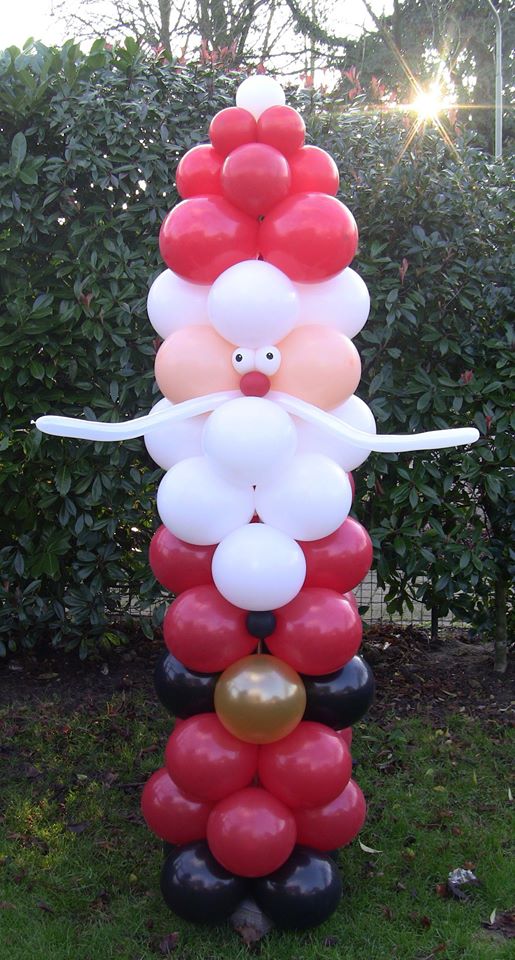 DIY Kerstman ballonnen pakket