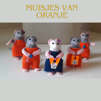 muisje, breien, handwerk, oranje, olympische spelen