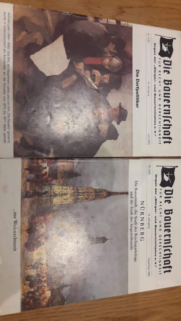 2 tijdschriften Bauerenschaft 1983