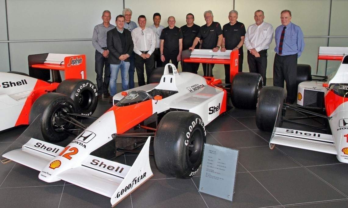 McLaren MP4-4 team members