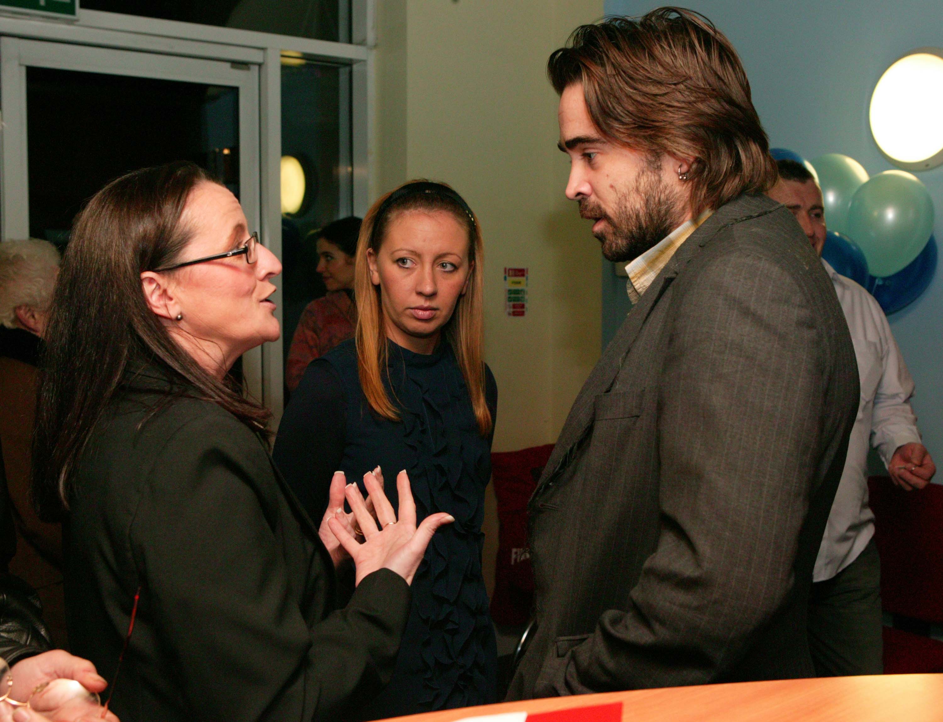 Lorraine, Jennifer with Colin Farrell - Patron