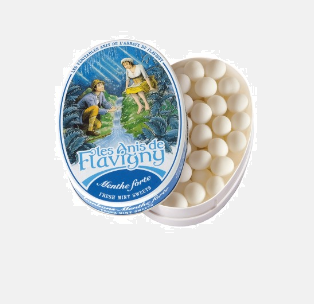 Snoeppastilles - Anis de Flavigny - blauwe Munt