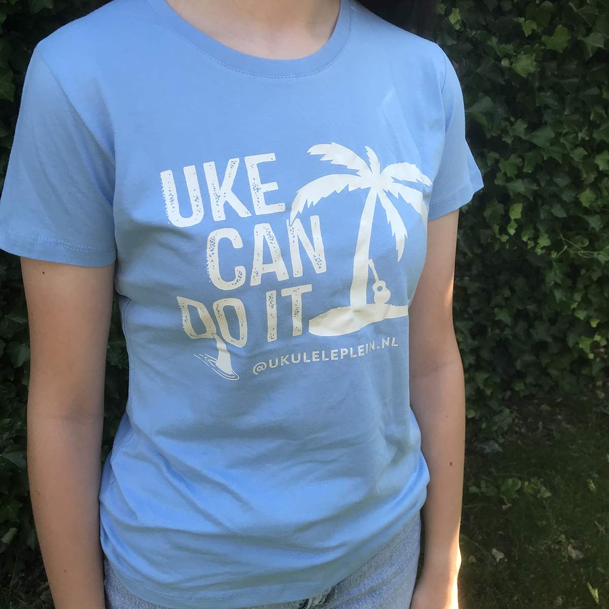 Uke can do it shirt [dames]