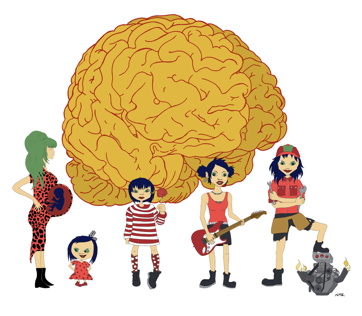 Growing Brains. Copyright: NMR Kids Lab, 2023