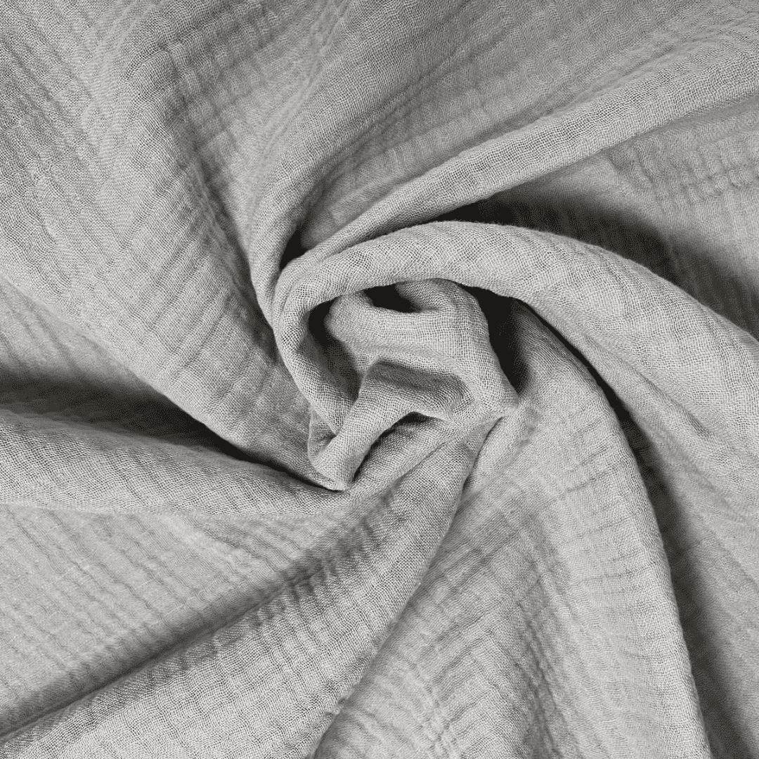 Four layer organic muslin "Gray"