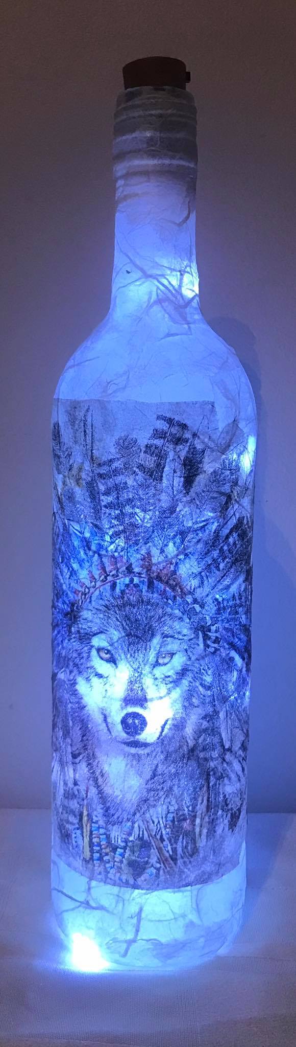 Wolf Light Up Bottle