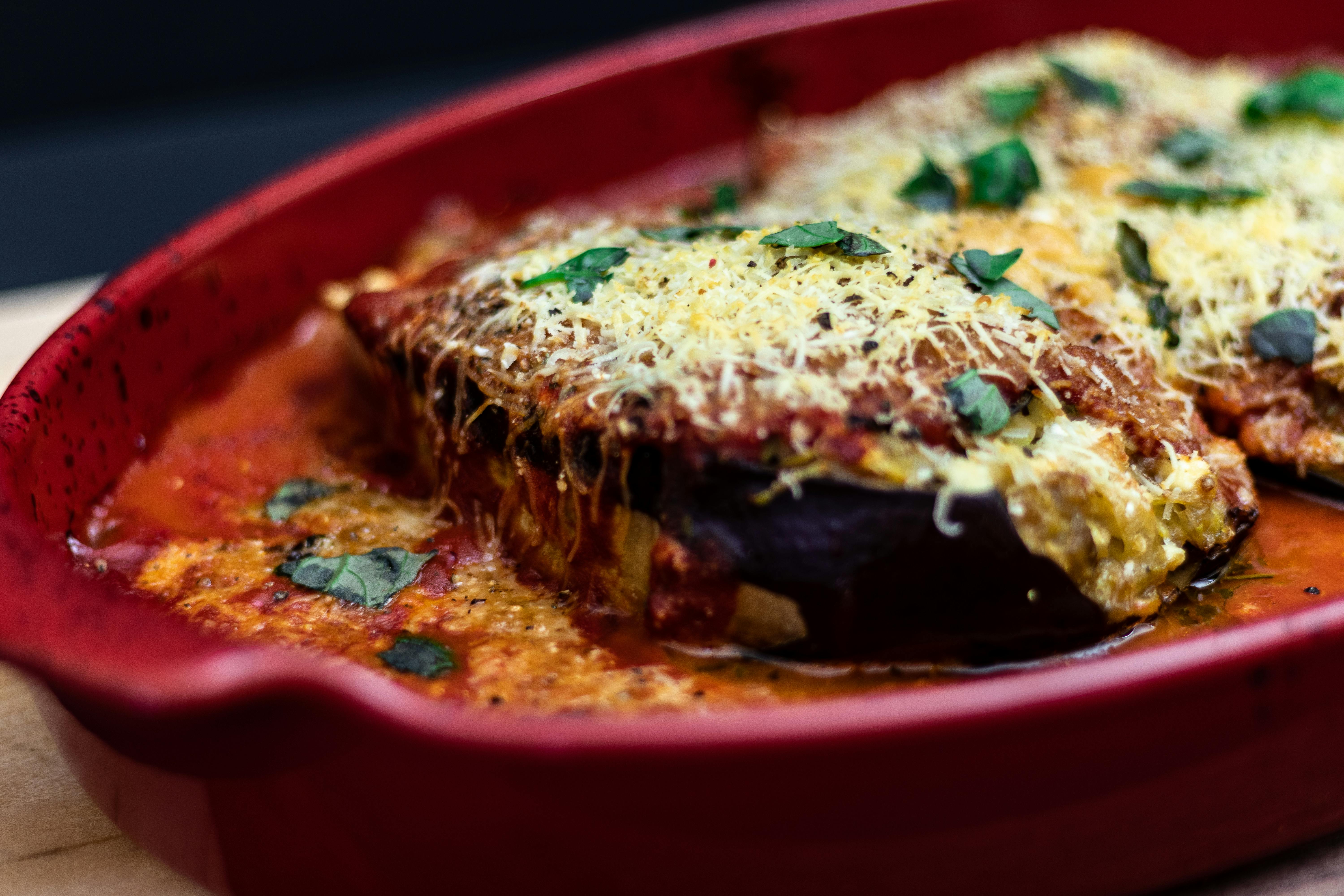 Eggplant Parmesan with Amazing Marinara