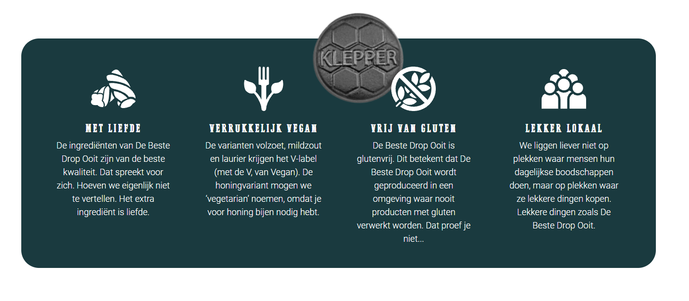 Uit Volendam: Vegan Volzoete drop van Klepper en Klepper - de beste drop ooit!