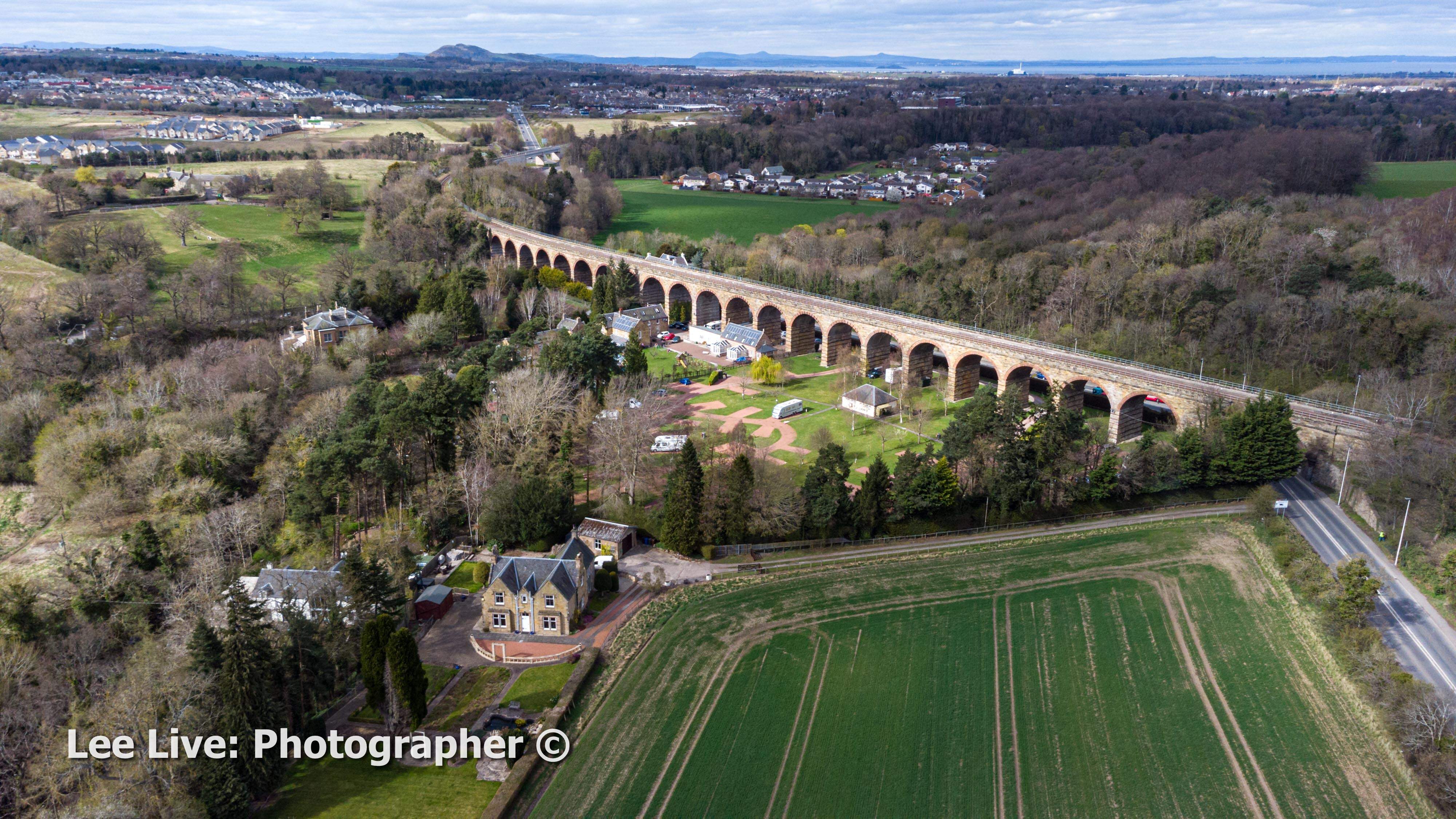 Aerial Drone Videography: Lothianbridge / Newbattle Viaduct