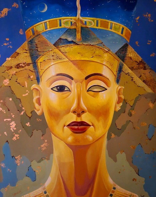 NEFERTITI (24" X 30" - CANVAS PRINT)