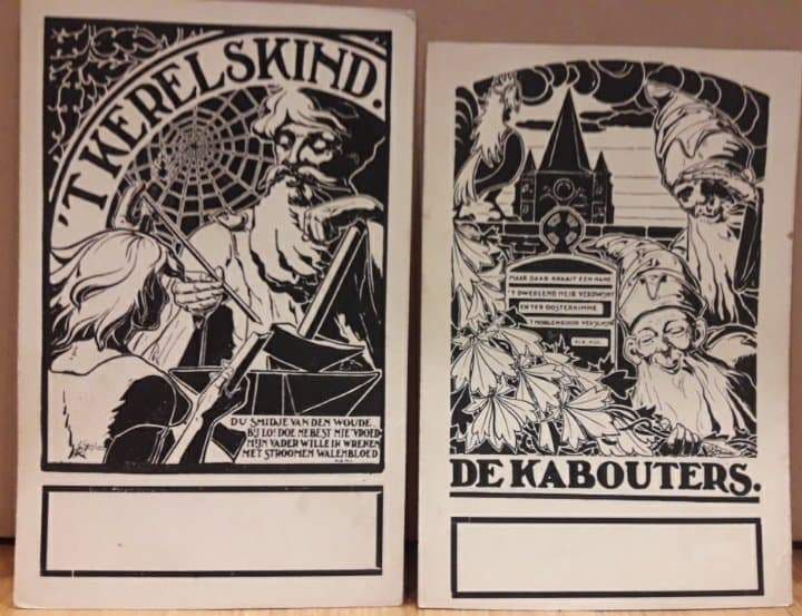postkaarten Jos Speybrouck -  2 stuks  Vlaamse beweging / LN 34