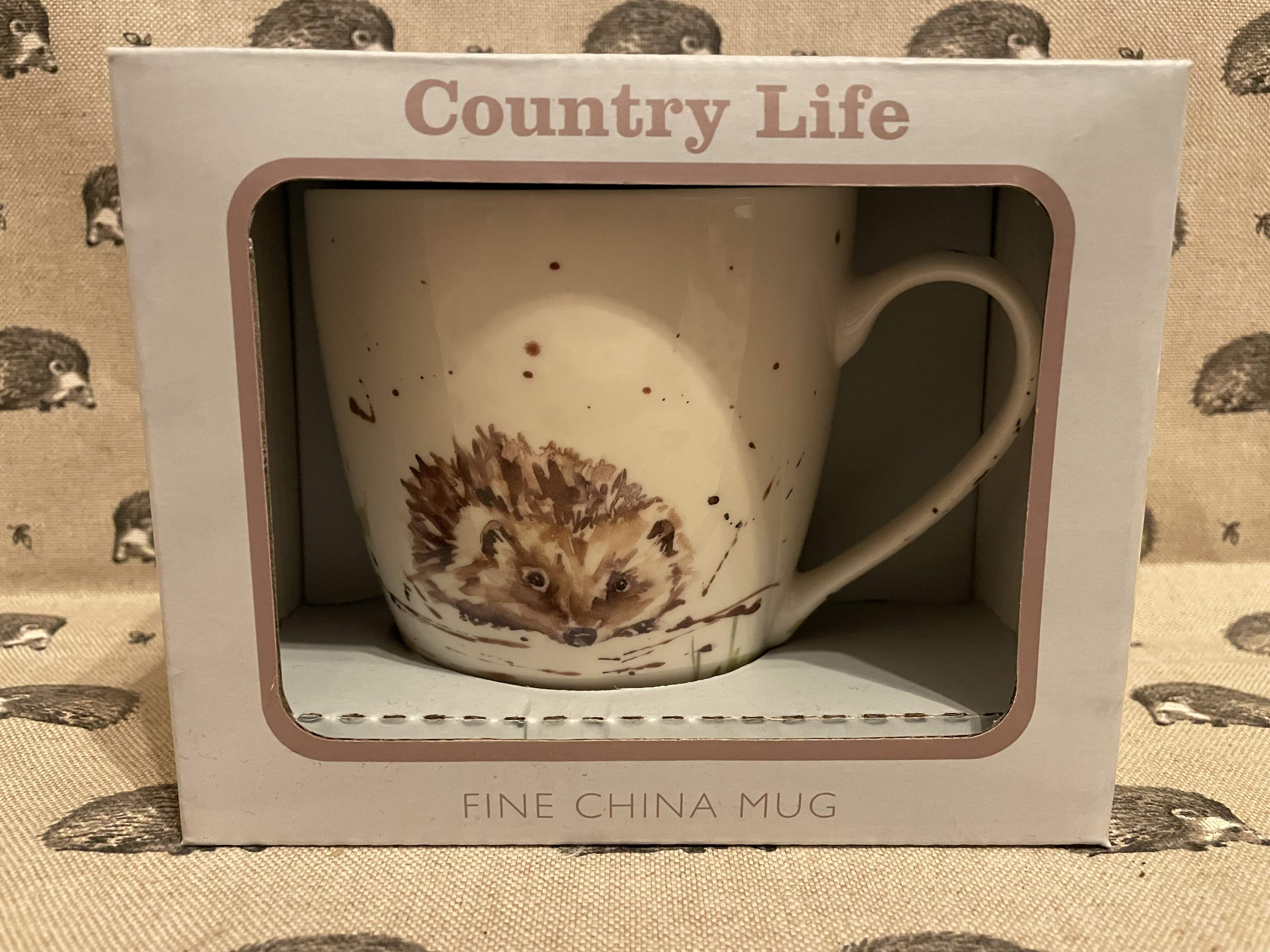 Hedgehog Large Sized Mug - Country Life Collection