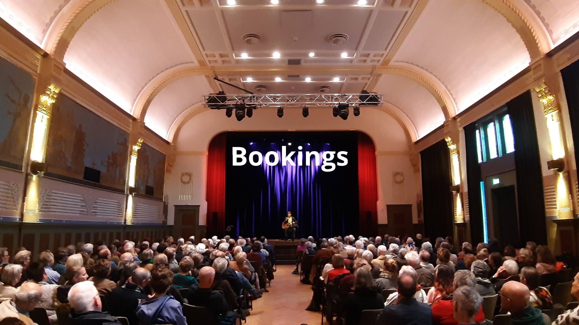 info about bookings of cencerts, weddings etc