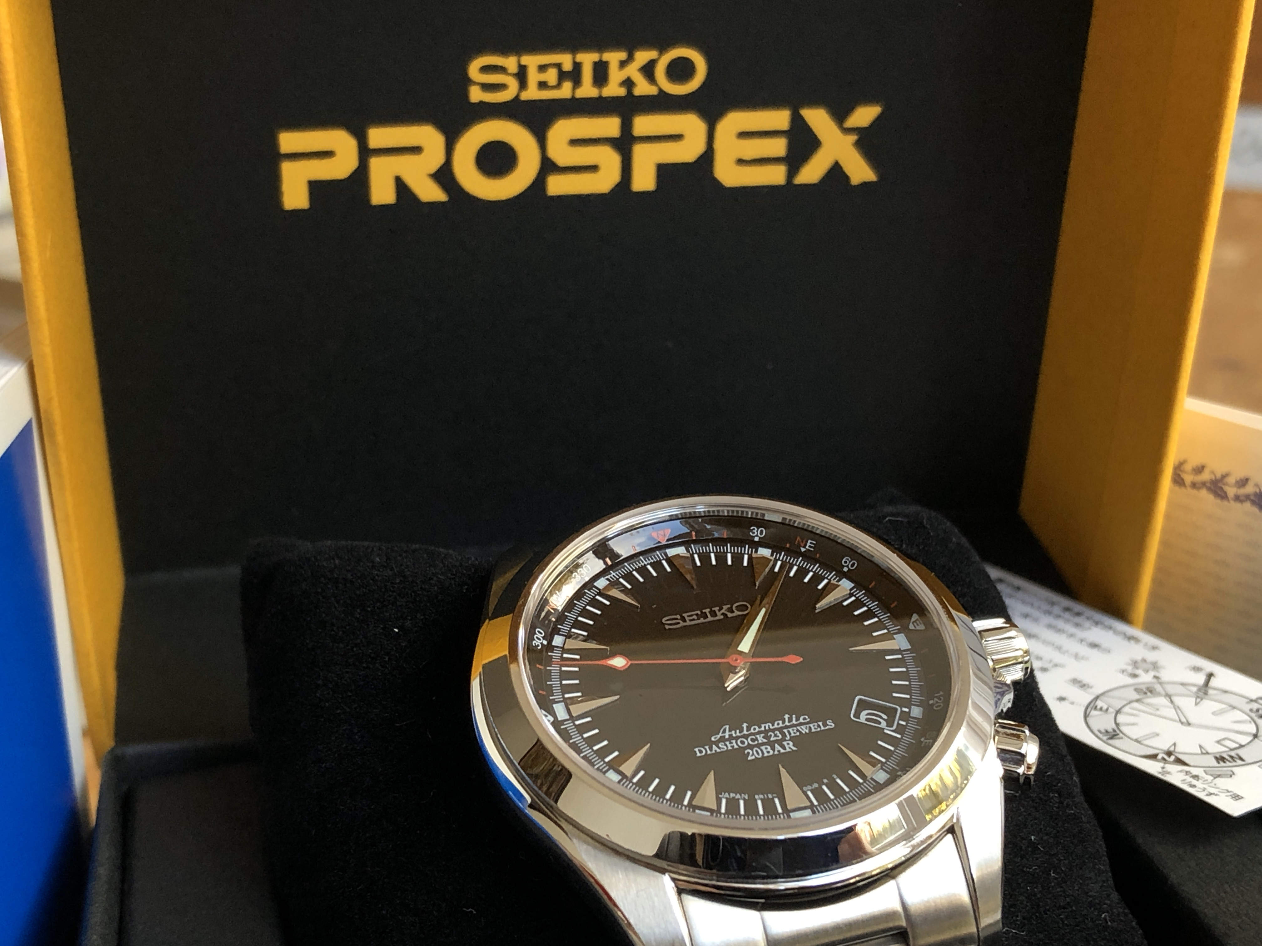 Seiko Alpinist SARB015 Full set with box & papers (Sold)