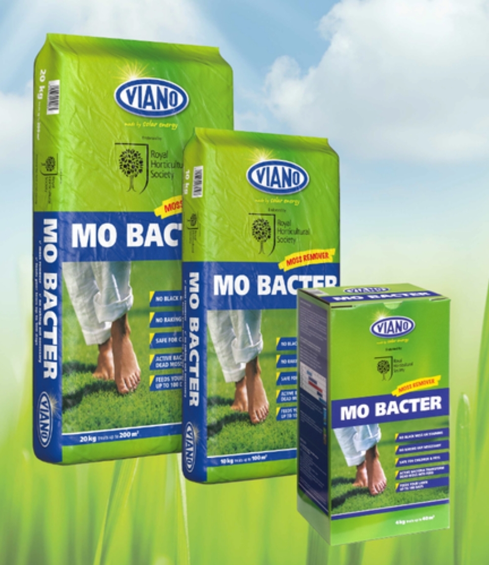 Made in Belgium and recommended by the RHS,  this product tansforms lawn moss into fertiliser.