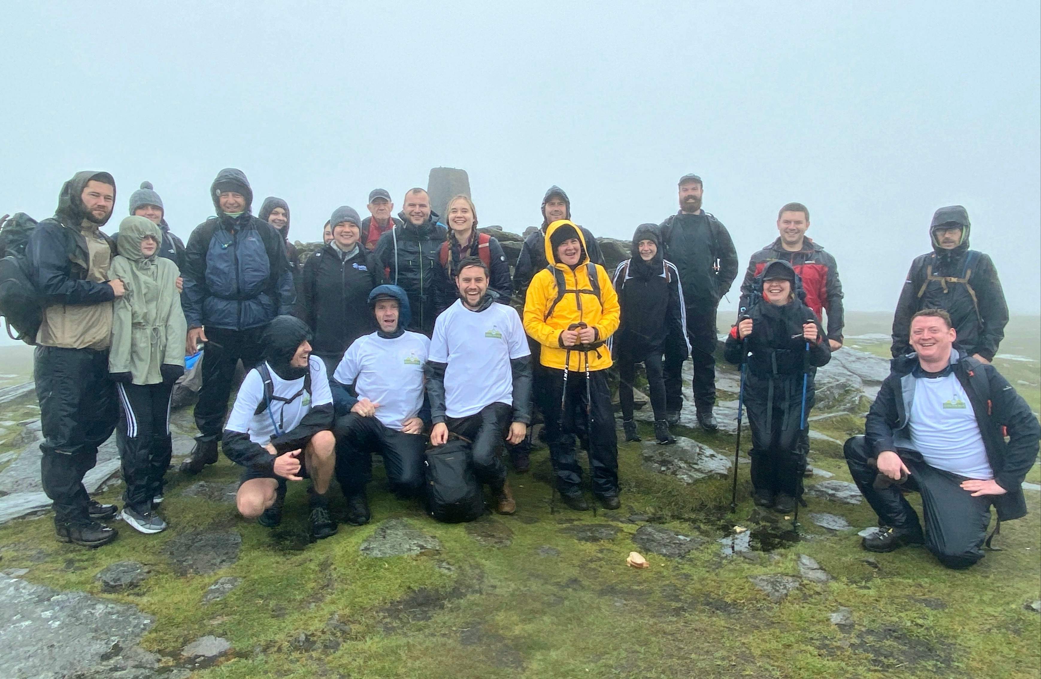Our wet warriors reach the peak of Lugnaquilla