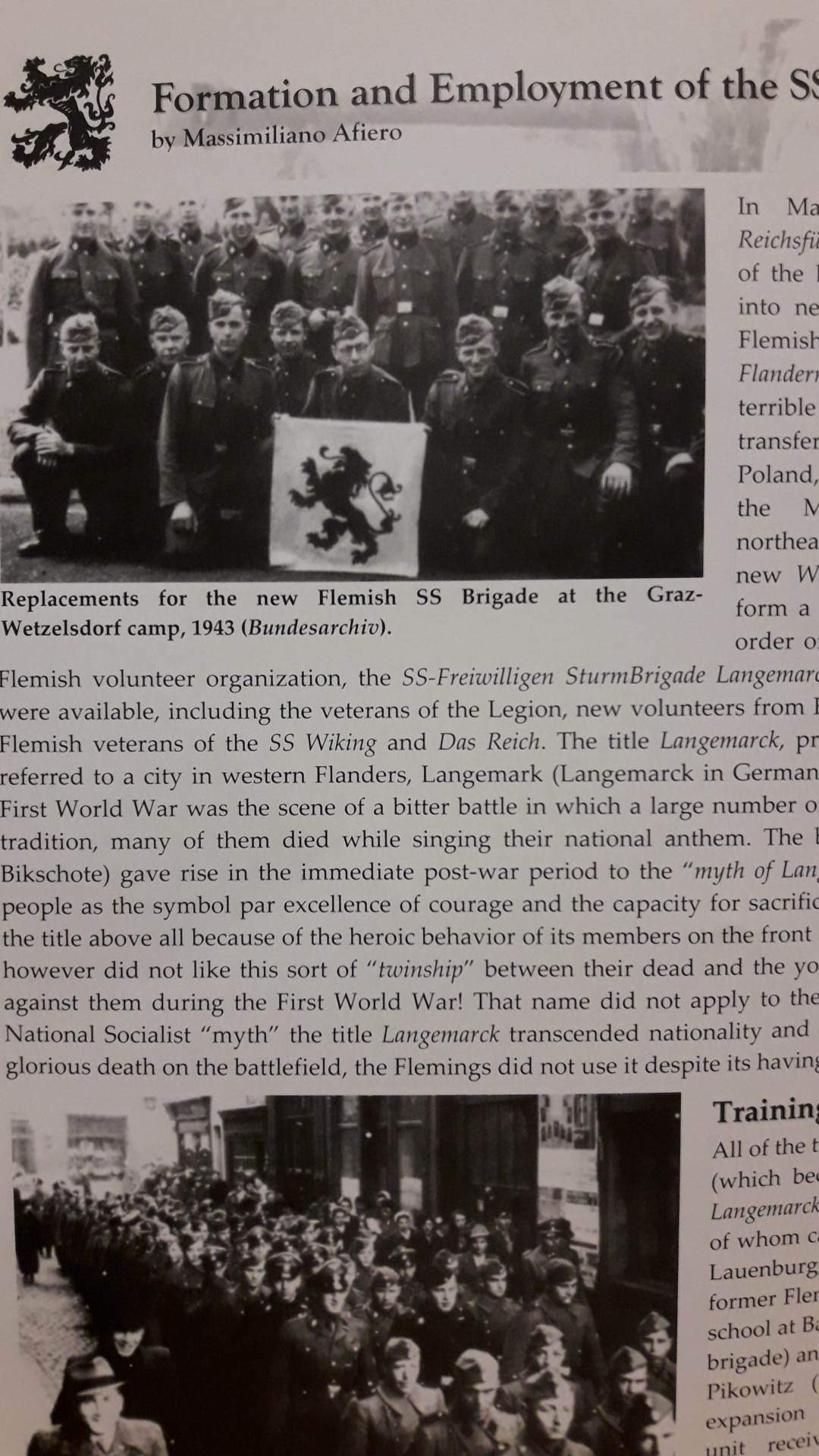 The European Volunteer in WO 2 / SS Langemarck - SS Wallonie - fotoboek 50 blz