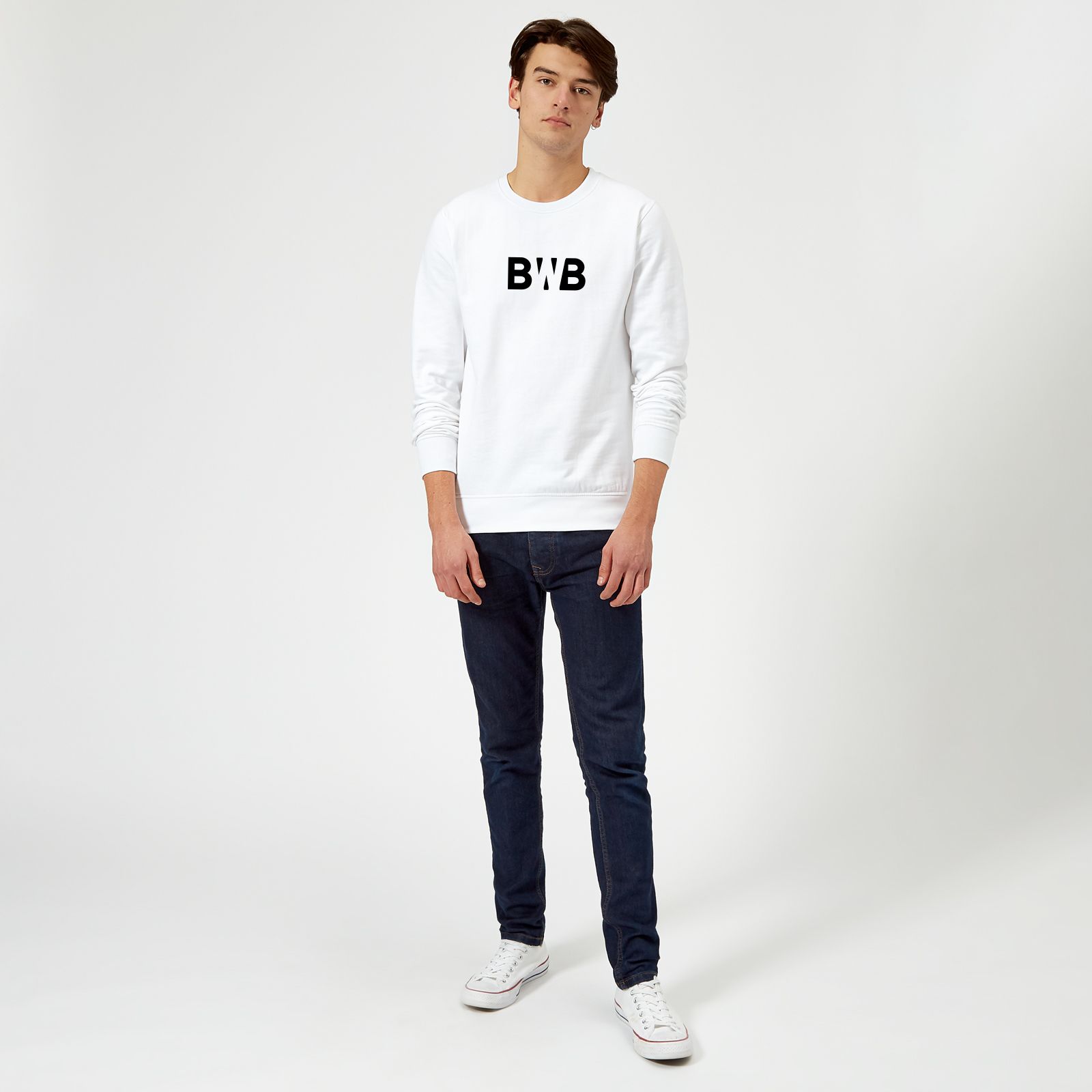 White BWB Logo Sweatshirt