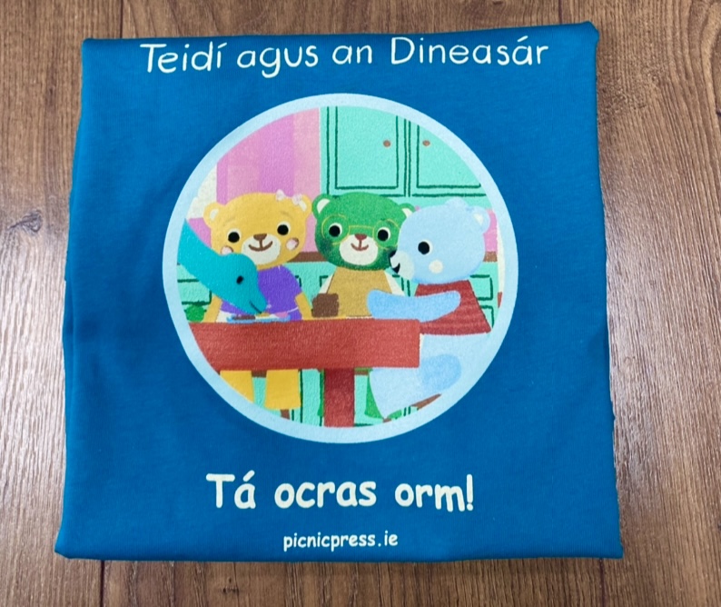 T-léine gorm/blue t-shirt Dino age 5-6