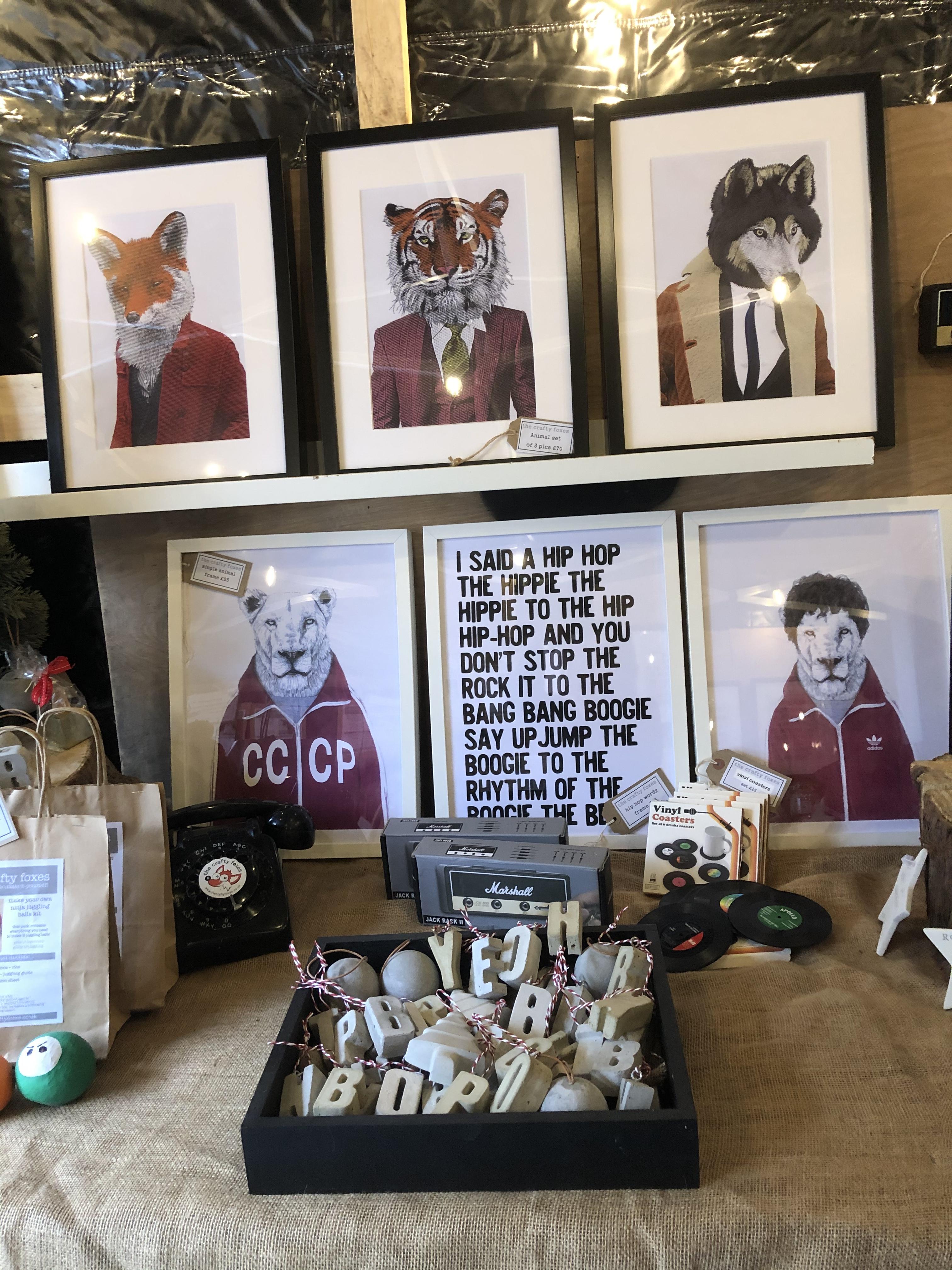Crafty foxes shop