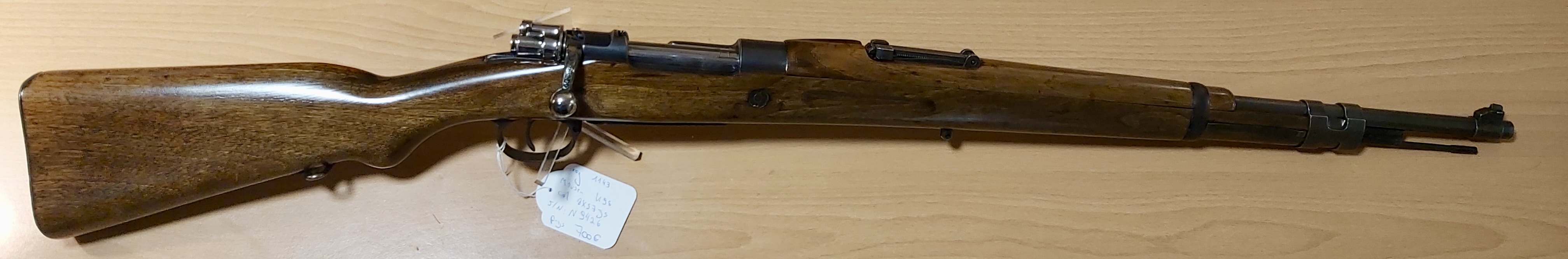 Mauser K98, cal 8x57js, Prijs 700€