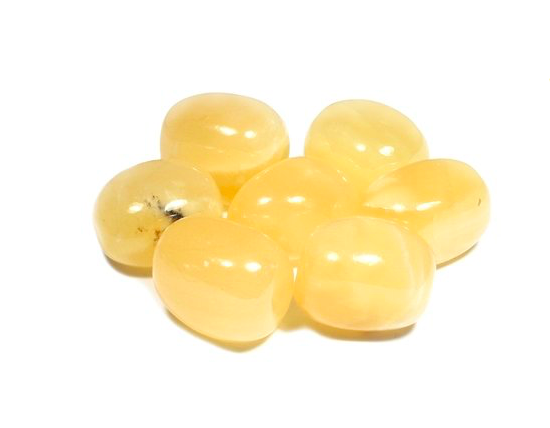 Honey Calcite Polished Stones