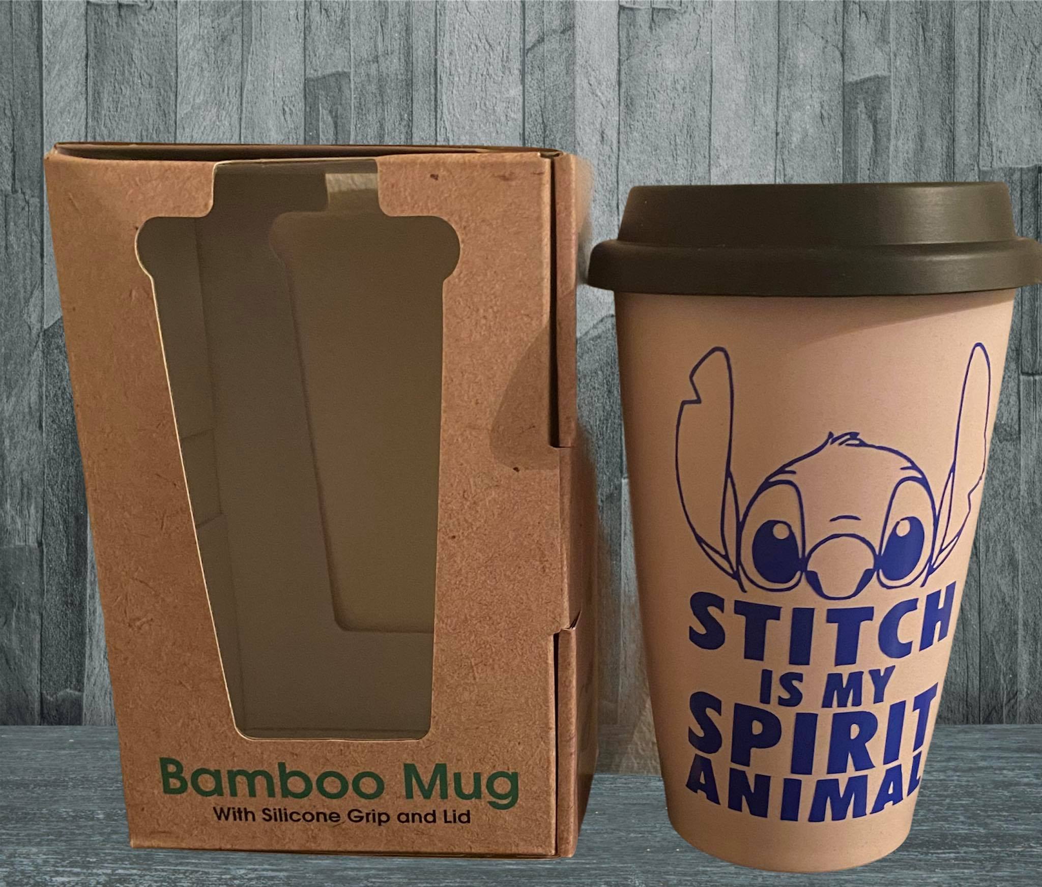 Stitch Bamboo Travel Mug
