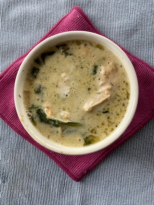 CREAMY CRACK CHICKEN SOUP