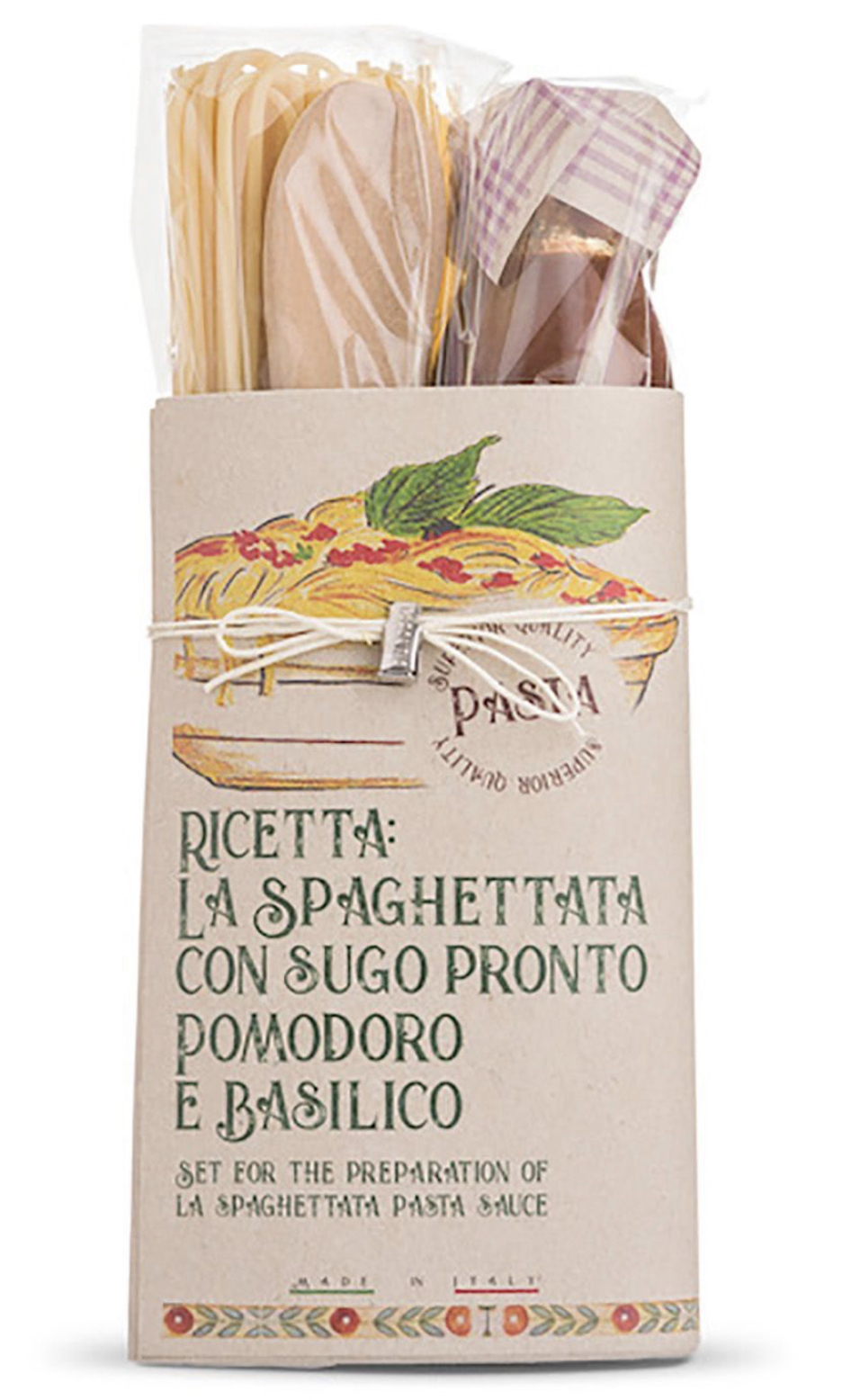 Uit de keuken van: Spaghettata al pomodoro e basilico