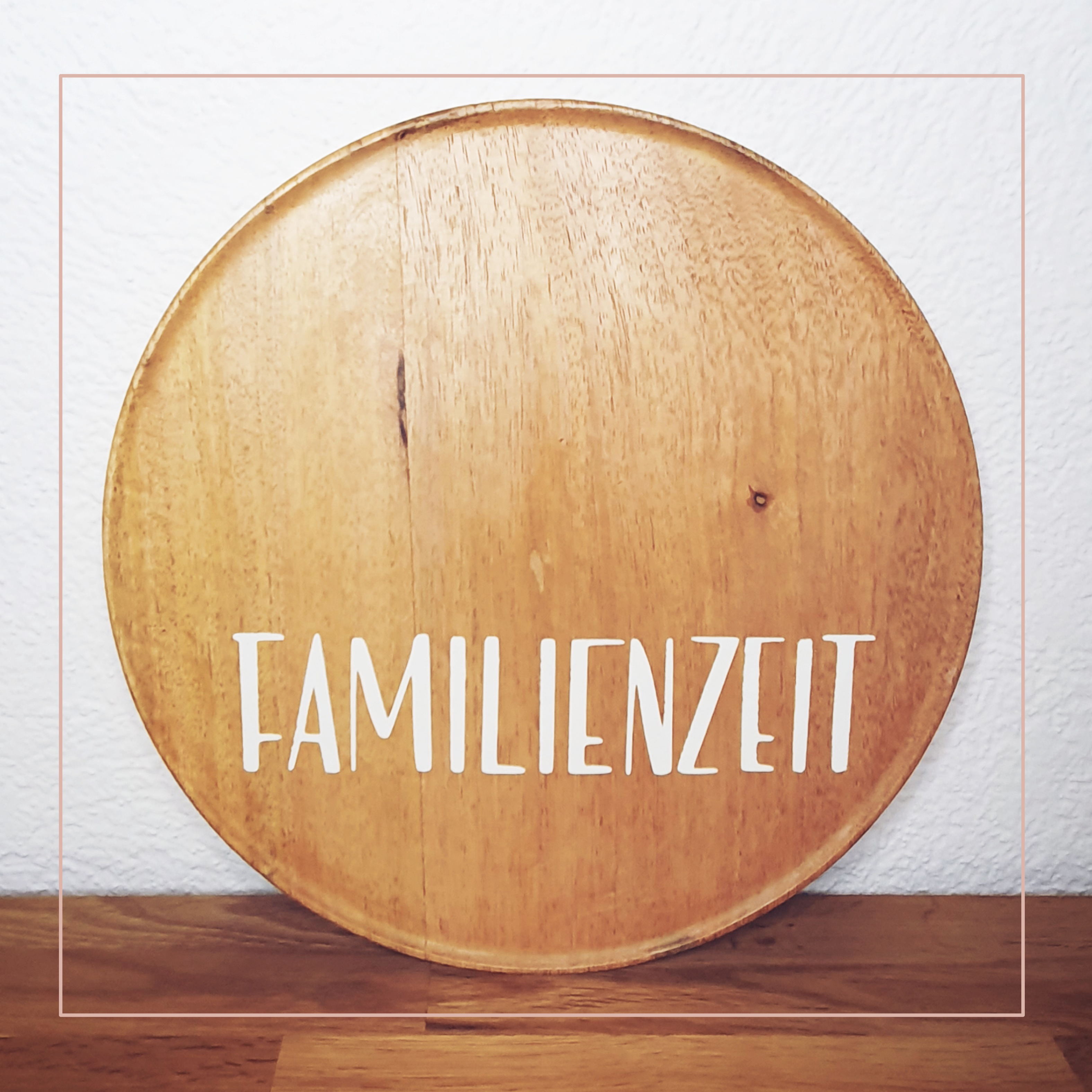 Dekoteller "Familienzeit"