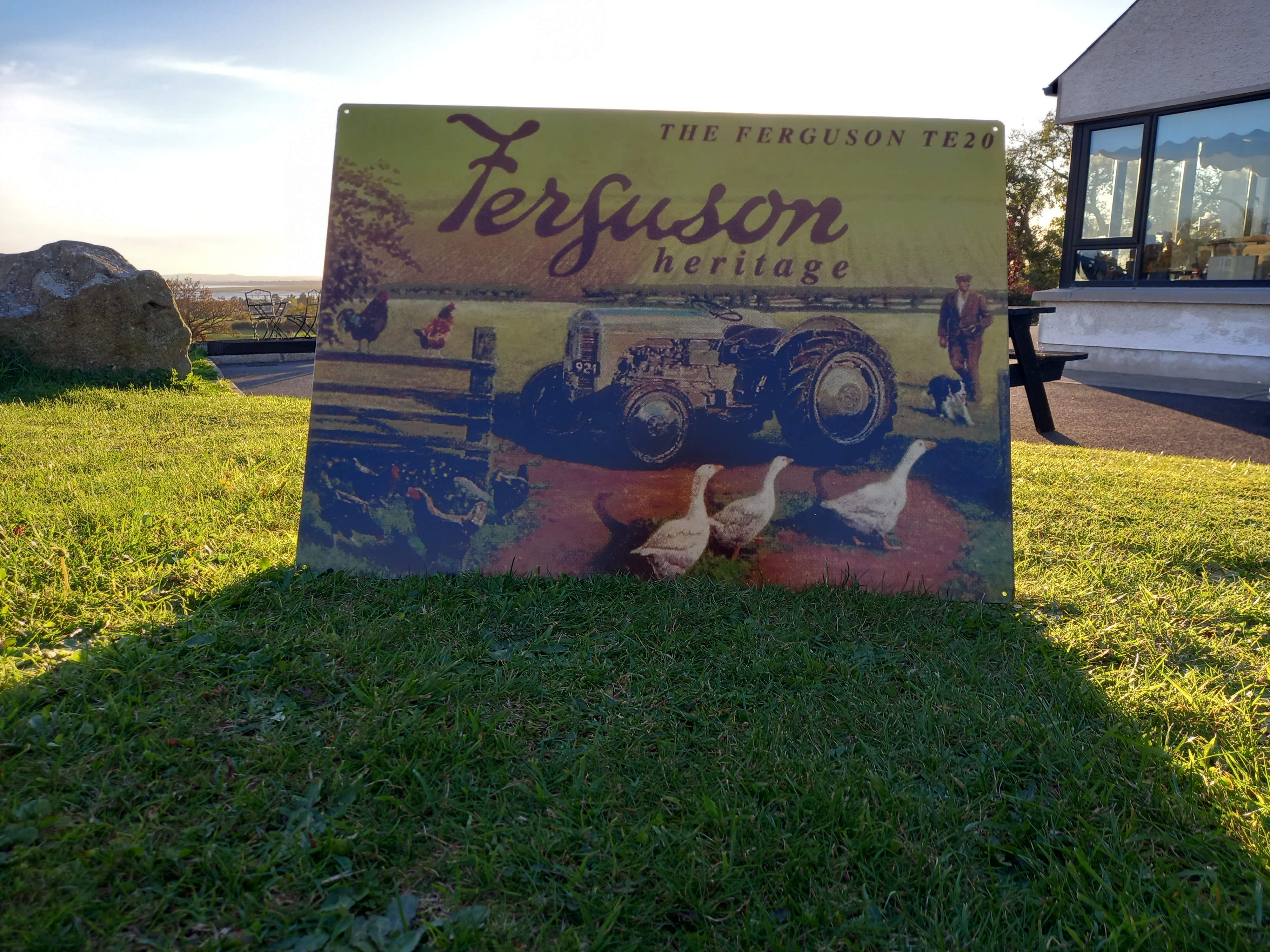 Large Ferguson Tin Sign