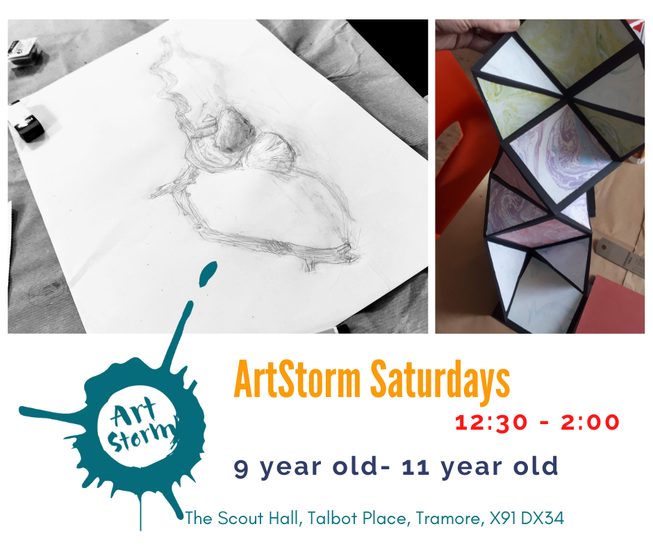 ArtStorm Saturdays 9 year olds - 11 year olds - 12:30 - 2.00