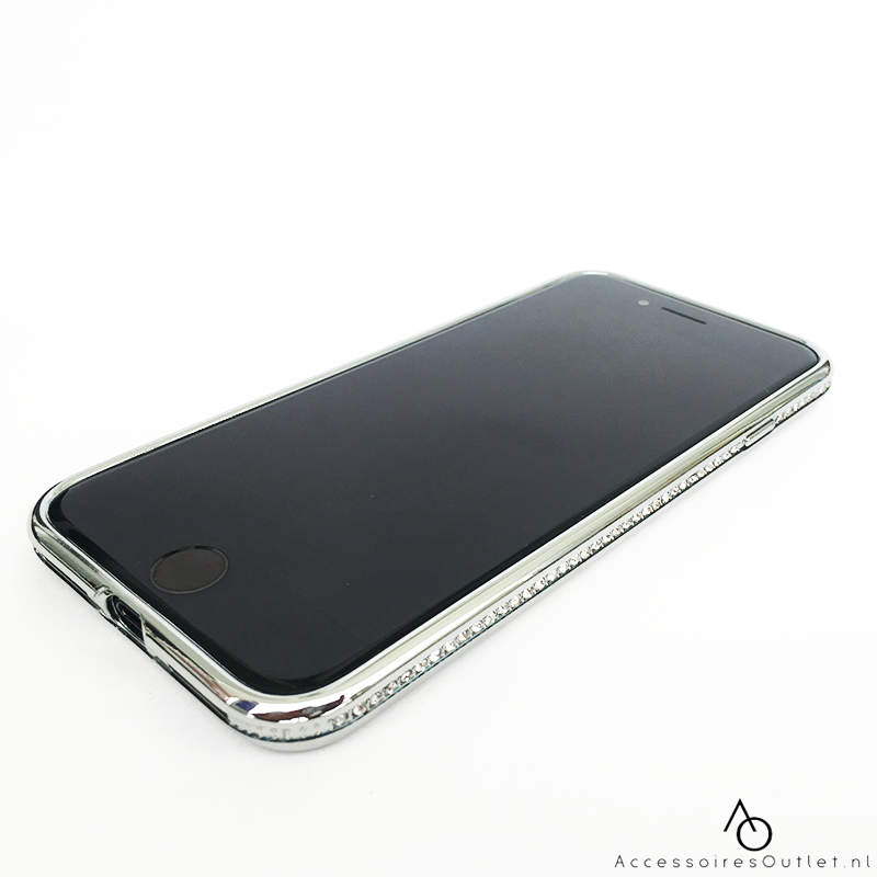 iPhone 7 Plus / 8 Plus - Crystal Mirror Case - Goud, Zilver of Rood