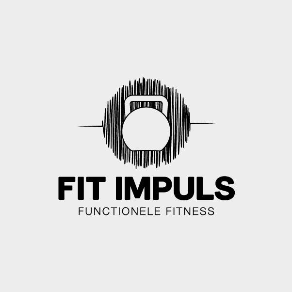 Logo voor een fitnessonderneming