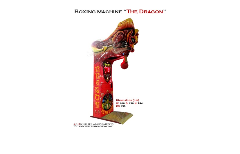 Rental boxing machine "The Dragon"