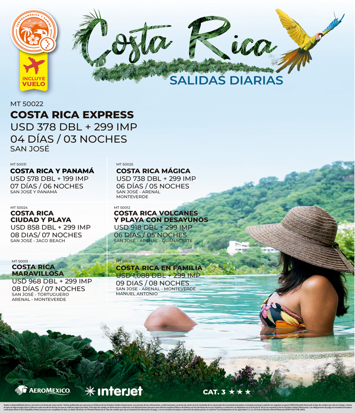 Paquetes a Costa Rica