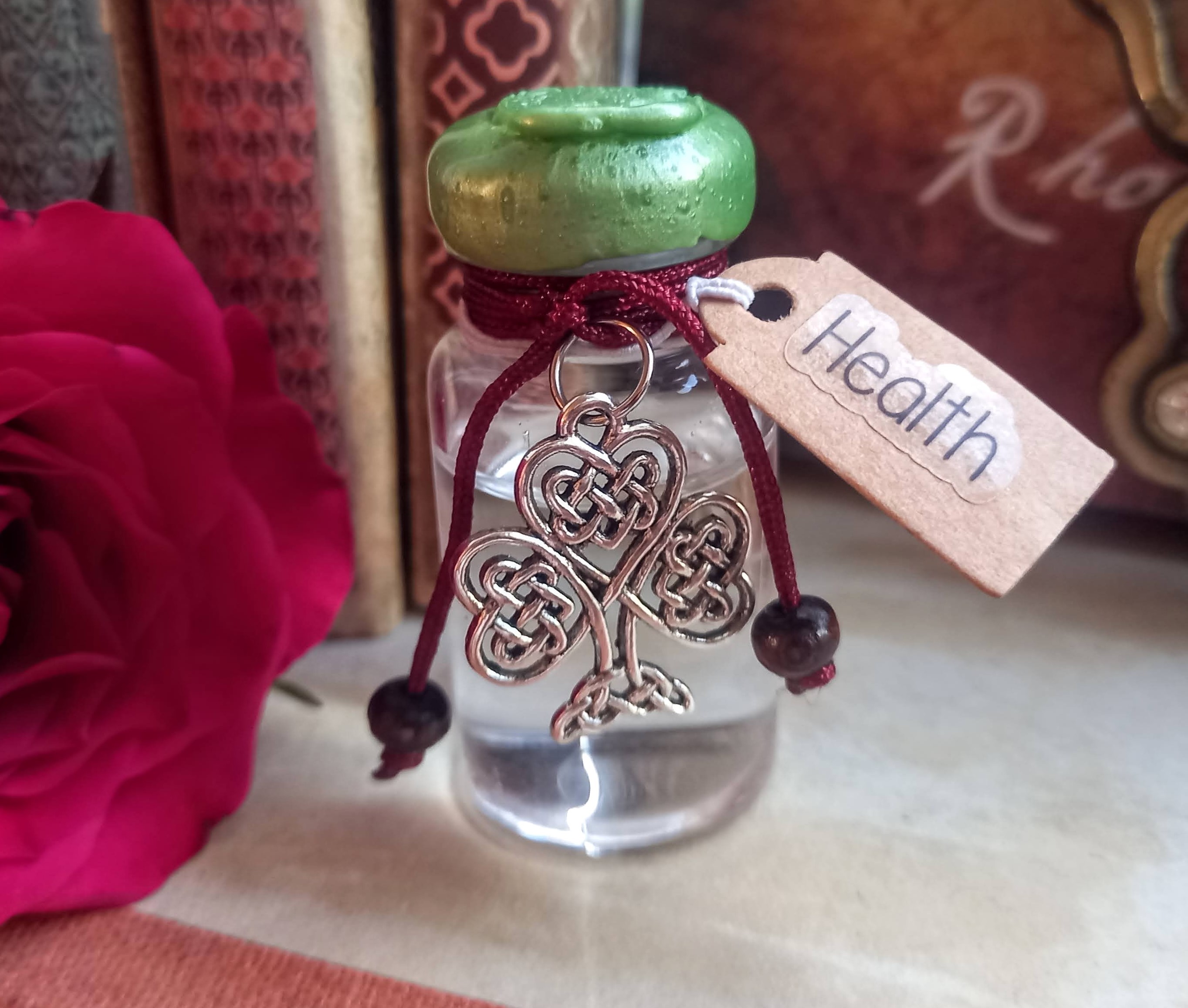 VIAL* Luck and Guidance - Charmed Vial filled with St.Brigid Well Water from an Irish Holy Well.
