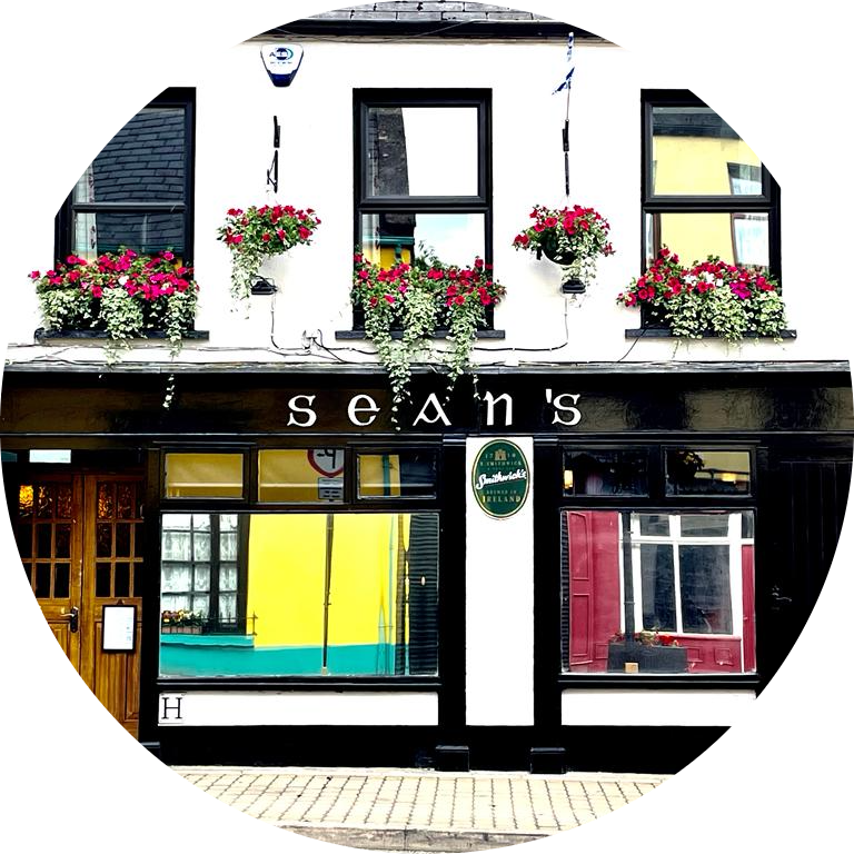 front of seans bar