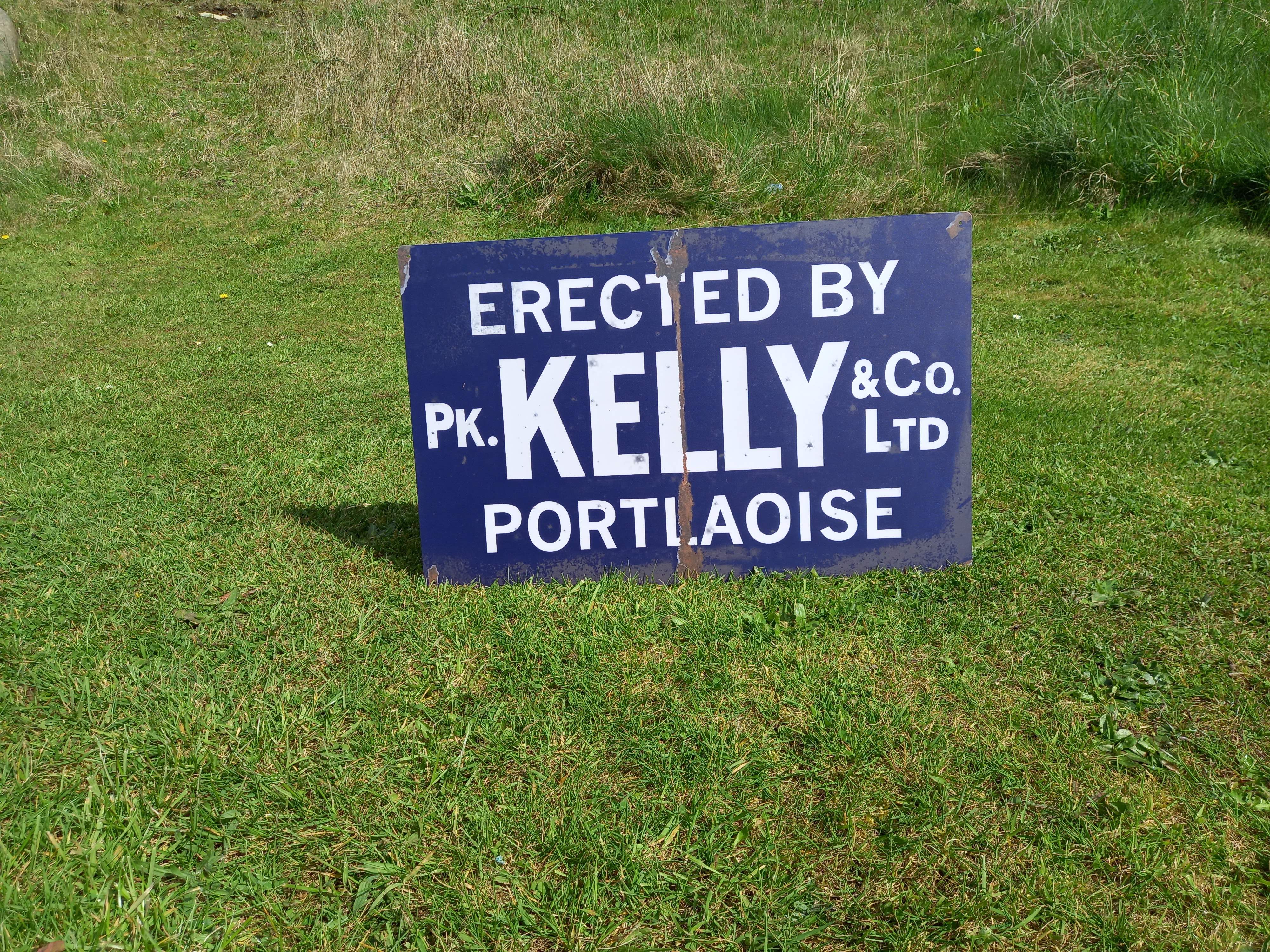 Kelly Portlaoise Tin Sign