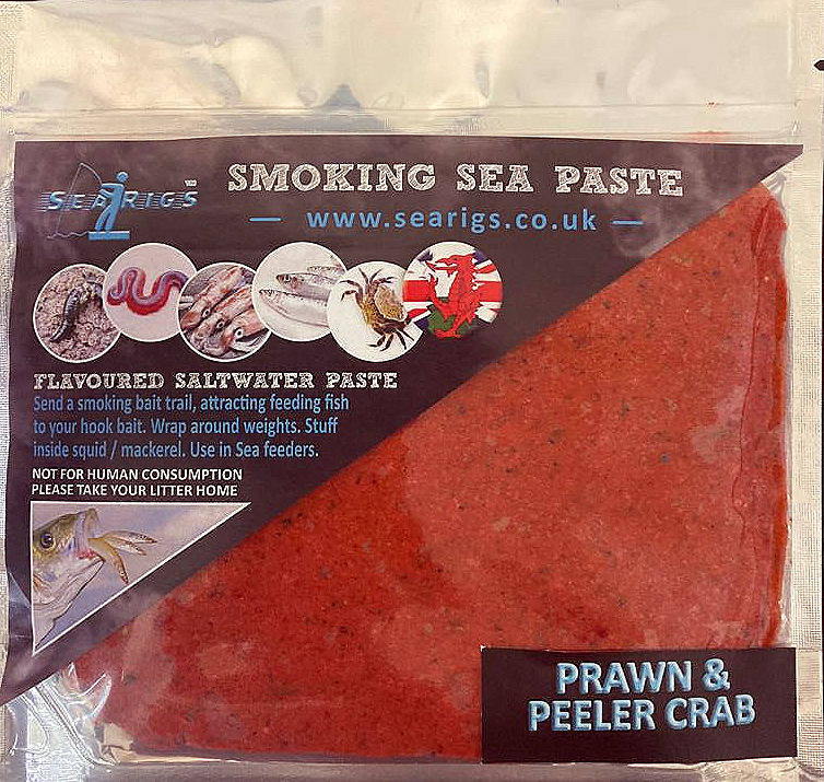 Sea Fishing "SMOKING" Bait Paste - Peller Crab - Black Lugworm - Mackerel - You Choose