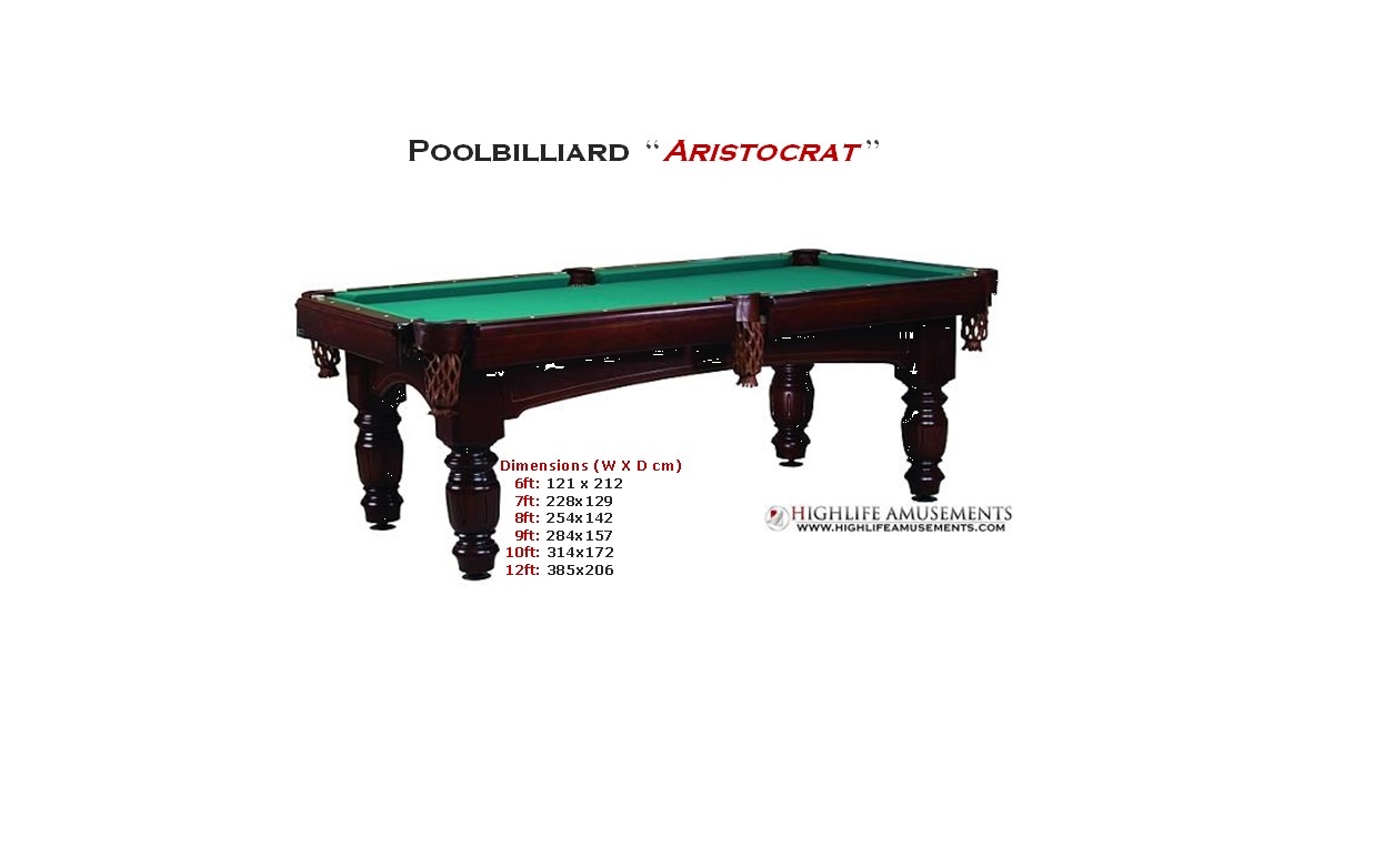 Pool-/Snooker billiard "Aristocrat"