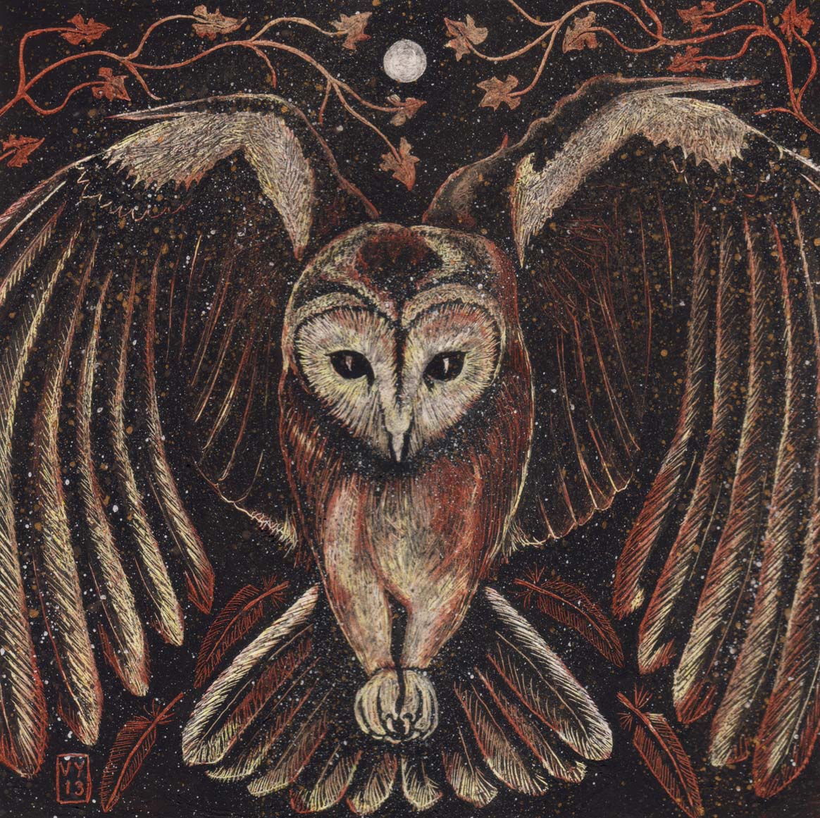 'Tawny Owl' A4 print