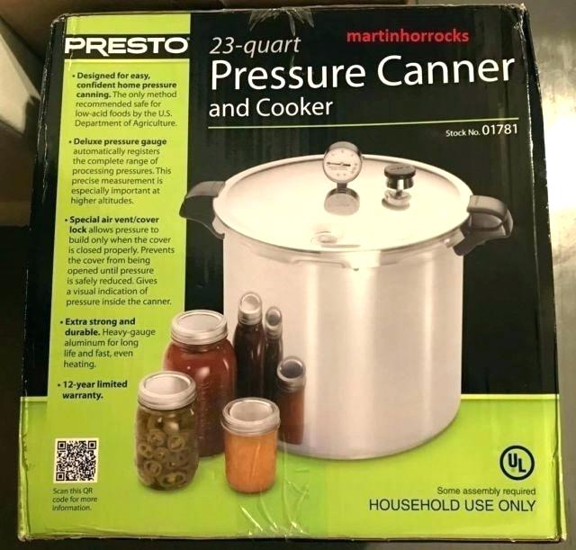 pressure cooker canner presto 23 quart dial gauge air vent deluxe aluminium new