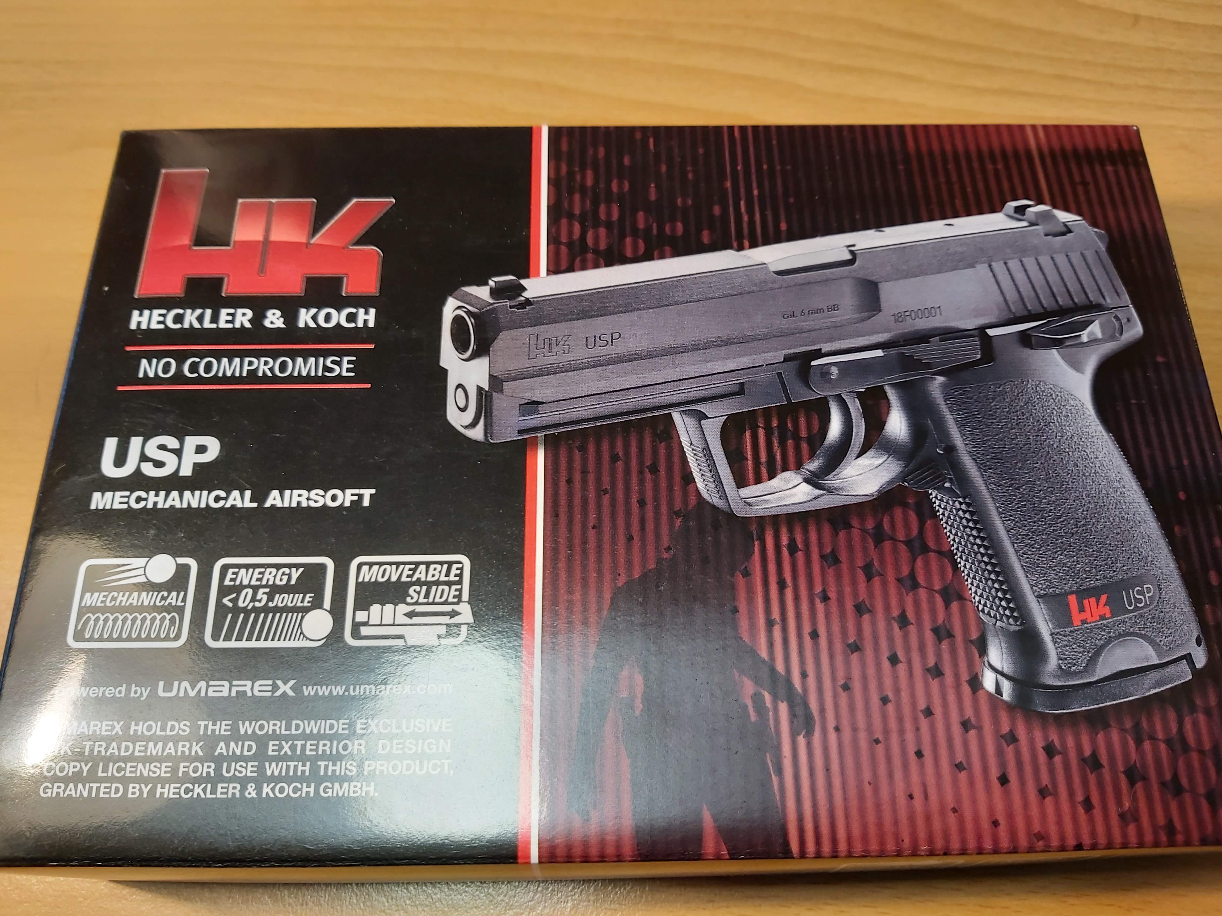 H&K USP pistooltje met veer,  39€