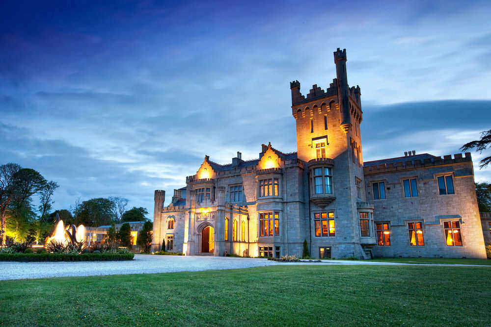 You will enjoy a two night stay at this five star castle hotel.