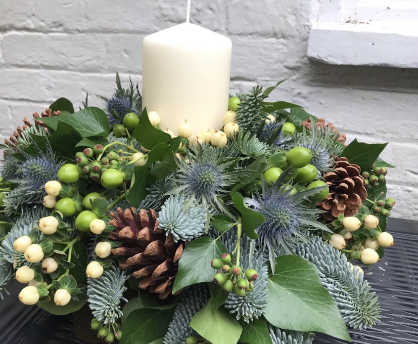 NEW -Festive Table Centre on Saturday December 21st 10-12 at Old Timbers, Blackstone, BN5 9TE